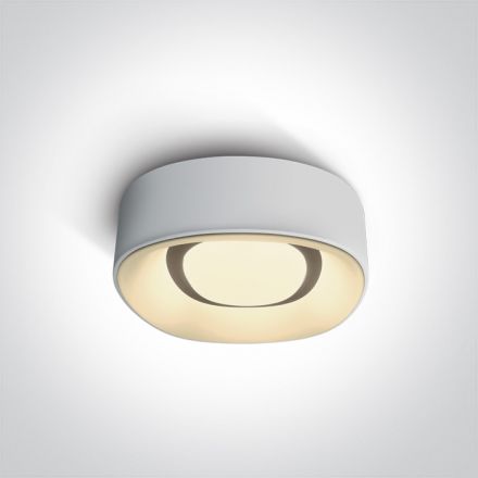 Πλαφονιέρα LED 35W 3000Κ 230V Μέταλλο Λευκό