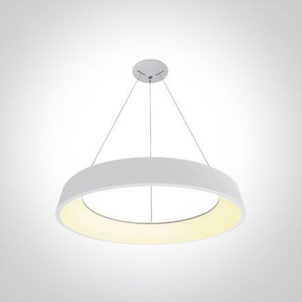 Κρεμαστό Φωτιστικό Ring LED 42W 3000K Αλουμίνιο 230V Λευκό