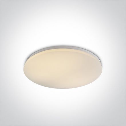 Πλαφονιέρα LED 55W 3000Κ 230V Μέταλλο Λευκό