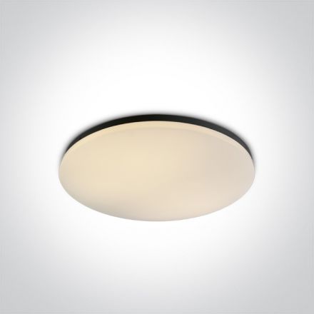 Πλαφονιέρα LED 55W 3000Κ 230V Μέταλλο Μαύρο
