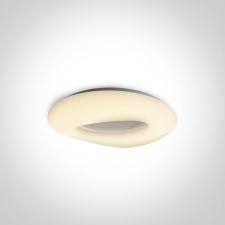 Πλαφονιέρα Cloud LED 23W 3000K Μέταλλο/PC 230V Λευκό