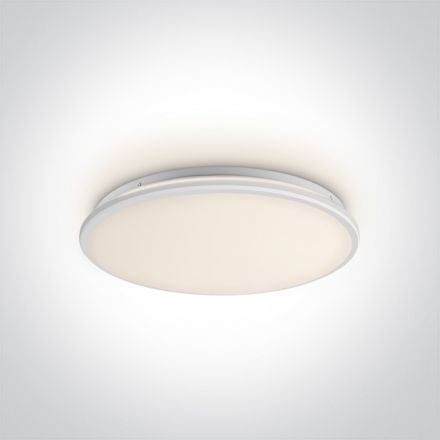 Πλαφονιέρα LED 24W 3000Κ 230V Μέταλλο/Πλαστικό Λευκό 62154