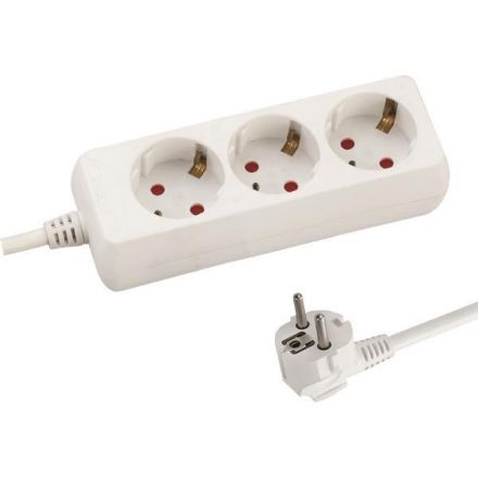 Πολυπριζο 3 Θεσεων Με Καλωδιο 3X1,5Mm 3M Με Προστασια Επαφων