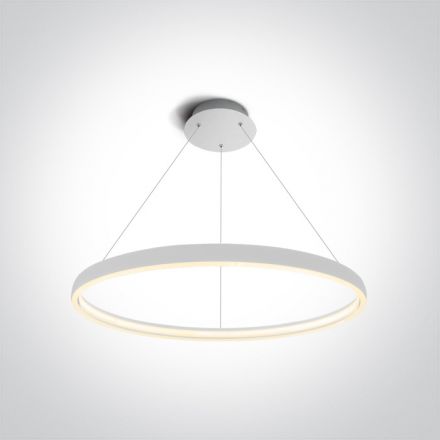 Κρεμαστό Φωτιστικό RING LED 40W 3000K Αλουμίνιο 230V Λευκό