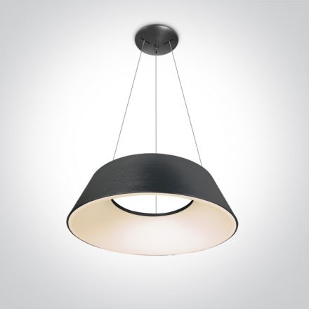 Κρεμαστό Φωτιστικό Mushroom LED 60W 3000K Αλουμίνιο 230V Ανθρακί
