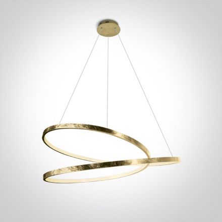 Κρεμαστό Φωτιστικό Swirl LED 40W 3000K - Brass