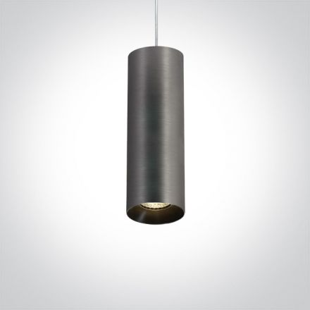 Κρεμαστό Φωτιστικό GU10 MR16 Metal Grey Αλουμίνιο Χωρίς Reflector Dark Light