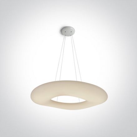 Κρεμαστό Φωτιστικό Cloud LED 80W 3000K Μέταλλο/PC 230V Λευκό