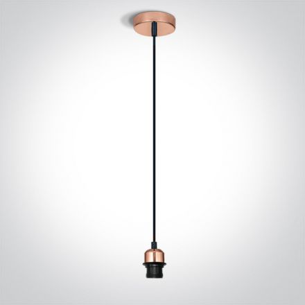 Κρεμαστό Ντουί LED E27 Αλουμίνιο Copper 100-240V 63126