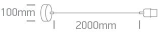 Κρεμαστό Ντουί LED E27 Αλουμίνιο Λευκό 100-240V 63126