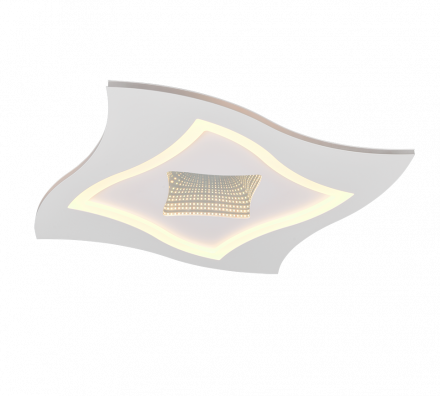Trio Lighting Πλαφονιέρα LED 21W RGBW KLINT Λευκό Ματ Μέταλλο