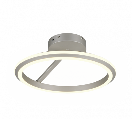 Trio Lighting Πλαφονιέρα LED 34W CCT AMADOR Μέταλλο Nickel Mat
