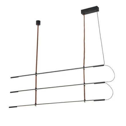 Κρεμαστό Φωτιστικό Μέταλλο LED 3x20W 6100Lm 3000K - Μαύρο - LINEA