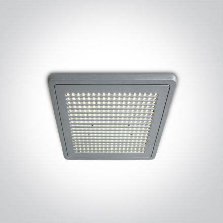 Πλαφονιέρα Multi LED 17W 4000Κ 230V Die Cast Γκρι Super Slim Dark Light