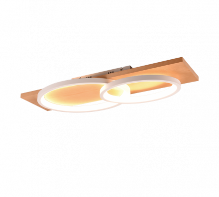 Trio Lighting Φωτιστικό Οροφής BARCA LED 30W Μέταλλο Λευκό