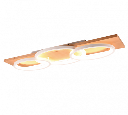 Trio Lighting Φωτιστικό Οροφής BARCA LED 40W Μέταλλο Λευκό