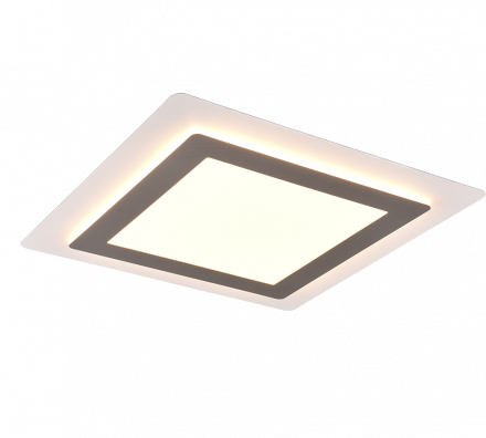 Trio Lighting Φωτιστικό Οροφής MORGAN LED 46W Μέταλλο Nickel Mat