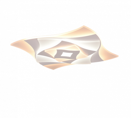 Trio Lighting Φωτιστικό Οροφής AKITA LED 56W Μέταλλο Λευκό