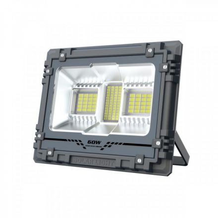 Spotlight Ηλιακός Προβολέας LED Με Τηλεχειριστήριο 60W 6000K