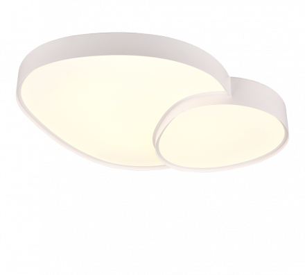 Trio Lighting Πλαφονιέρα LED 45W RISE Λευκό Ματ