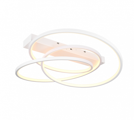 Trio Lighting Πλαφονιέρα LED 34W DARVIN Λευκό Ματ Μέταλλο