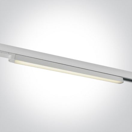One Light Γραμμικό Φωτιστικό Ράγας LED 16W 4000K Αλουμίνιο 110° 100-240V Λευκό
