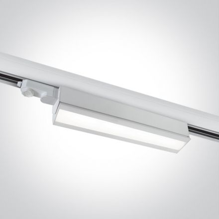 Γραμμικό Φωτιστικό Ράγας LED 40W 4000K Αλουμίνιο 100° 230V Λευκό