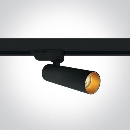 LED Spot Ράγας 8W 3000Κ Μαύρο Αλουμίνιο 36° 230V Dimmable Dark Light