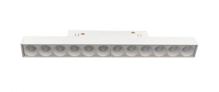 Linear Antiglare Λευκό L:220 Magnetic (ON-OFF)