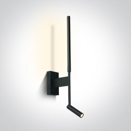 Εποίτιχο Σποτ LED 3W+6W Side Light 3000Κ Μέταλλο/Αλουμίνιο Μαύρο 230V 65144