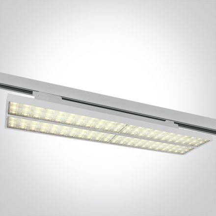 Γραμμικό Φωτιστικό Ράγας LED 50W 3000K Αλουμίνιο 230V Λευκό