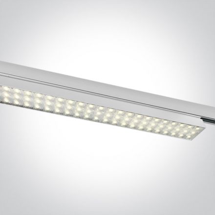 Γραμμικό Φωτιστικό Ράγας LED 30W 4000K Αλουμίνιο 230V Λευκό