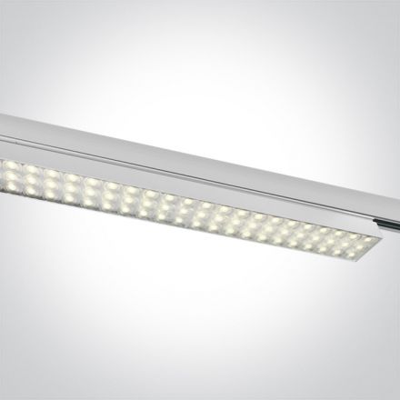 Γραμμικό Φωτιστικό Ράγας LED 60W 4000K Αλουμίνιο 230V Λευκό