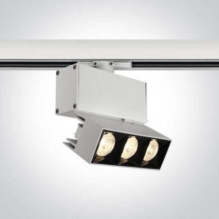 LED Spot Ράγας 12W 3000Κ Λευκό Die Cast 38° 230V