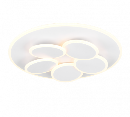 Trio Lighting Πλαφονιέρα LED 35W MANDALA Λευκό Ματ Μέταλλο