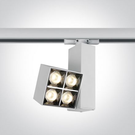 LED Spot Ράγας 15W 3000Κ Λευκό Die Cast 38° 230V