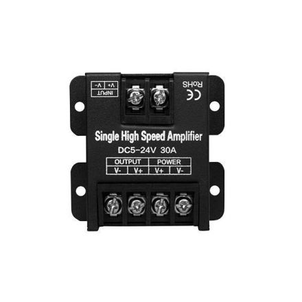 Ενισχυτης Σηματος Για Μονοχρωμη Ταινία Dc 12V/165W 24V/288W