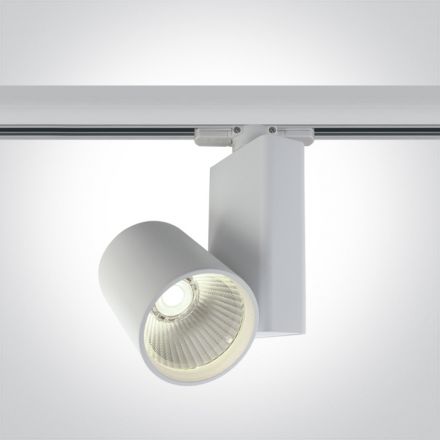 LED Spot Ράγας COB 15W 4000K Λευκό Αλουμίνιο 38° 230V