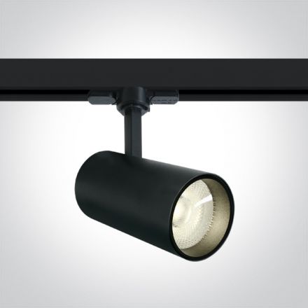 LED Spot Ράγας 20W 3000K Μαύρο Αλουμίνιο 38° 230V