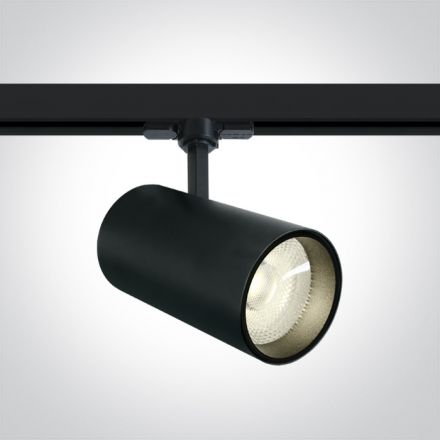 LED Spot Ράγας 30W 4000K Μαύρο Αλουμίνιο 38° 230V