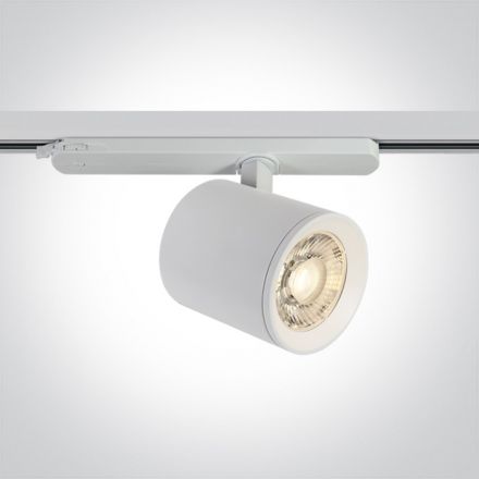 LED Spot Ράγας Shop Pro 30W 3000K Λευκό Αλουμίνιο 38° 230V