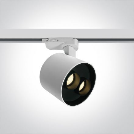 LED Spot Ράγας 12W 4000K Λευκό Αλουμίνιο 40° 230V Dark Light
