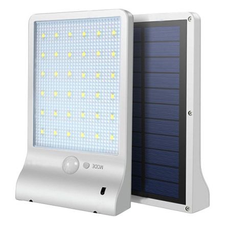 Ηλιακό Φωτιστικό Τοίχου LED Με Αισθητήρα Pir 4W 6000K