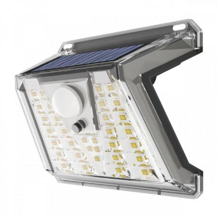 Ηλιακό Φωτιστικό Τοίχου LED Με Αισθητήρα Pir 2W 3000K 6619