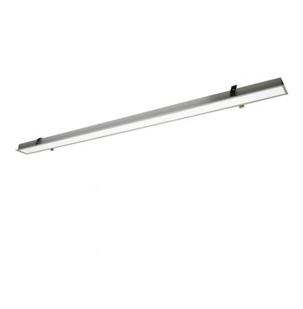 Χωνευτό Γραμμικό Φωτιστικό LED 37W L1420 3000K Ανοδ. Push Dim. Station Ultra