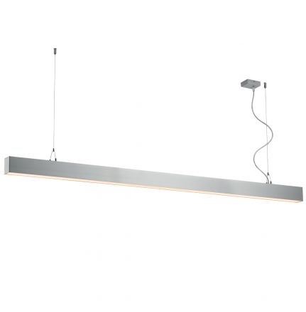 Γραμμικό Κρεμαστό Φωτιστικό LED 74W Direct+Indirect L2540 3000K Ανοδ. Dim. Station Ultra