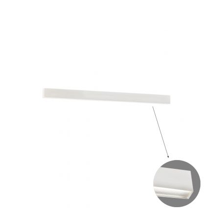 Γραμμικό Φωτιστικό Οροφής LED 15W L580 3000K Λευκό Microprismatic Ciba