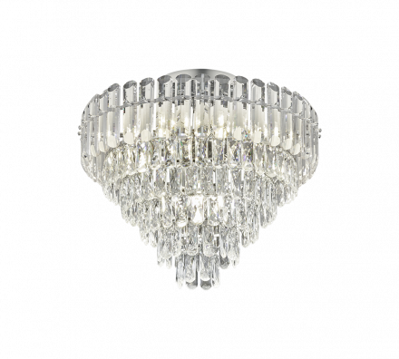 Trio Lighting Πλαφονιέρα 12xE14 MALIZIA Chrome