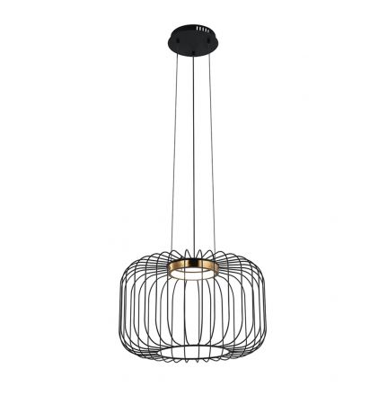 Κρεμαστό Φωτιστικό LED Μεταλλικό Μαύρο Ø40cm Igor