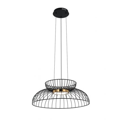 Κρεμαστό Φωτιστικό LED 9W Μεταλλικό Μαύρο Ø50cm Igor